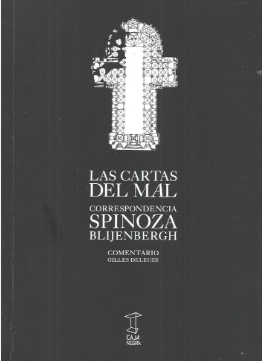Las cartas del mal - Correspondencia Spinoza Blijenbergh
